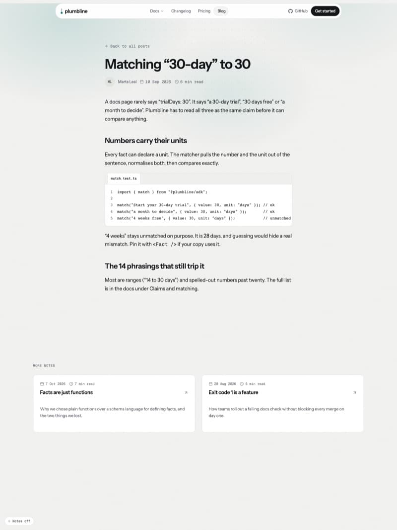 Launchday blog post page