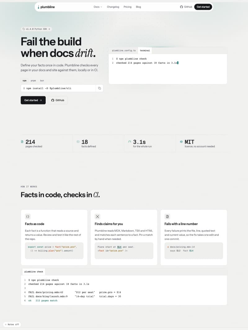 Launchday code home page